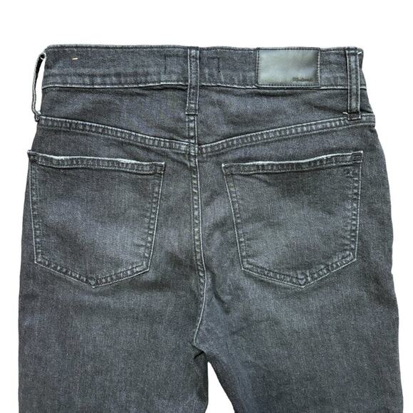 MADEWELL The Perfect Vintage Crop Jeans in Washed Black SZ 25 - Picture 6 of 12